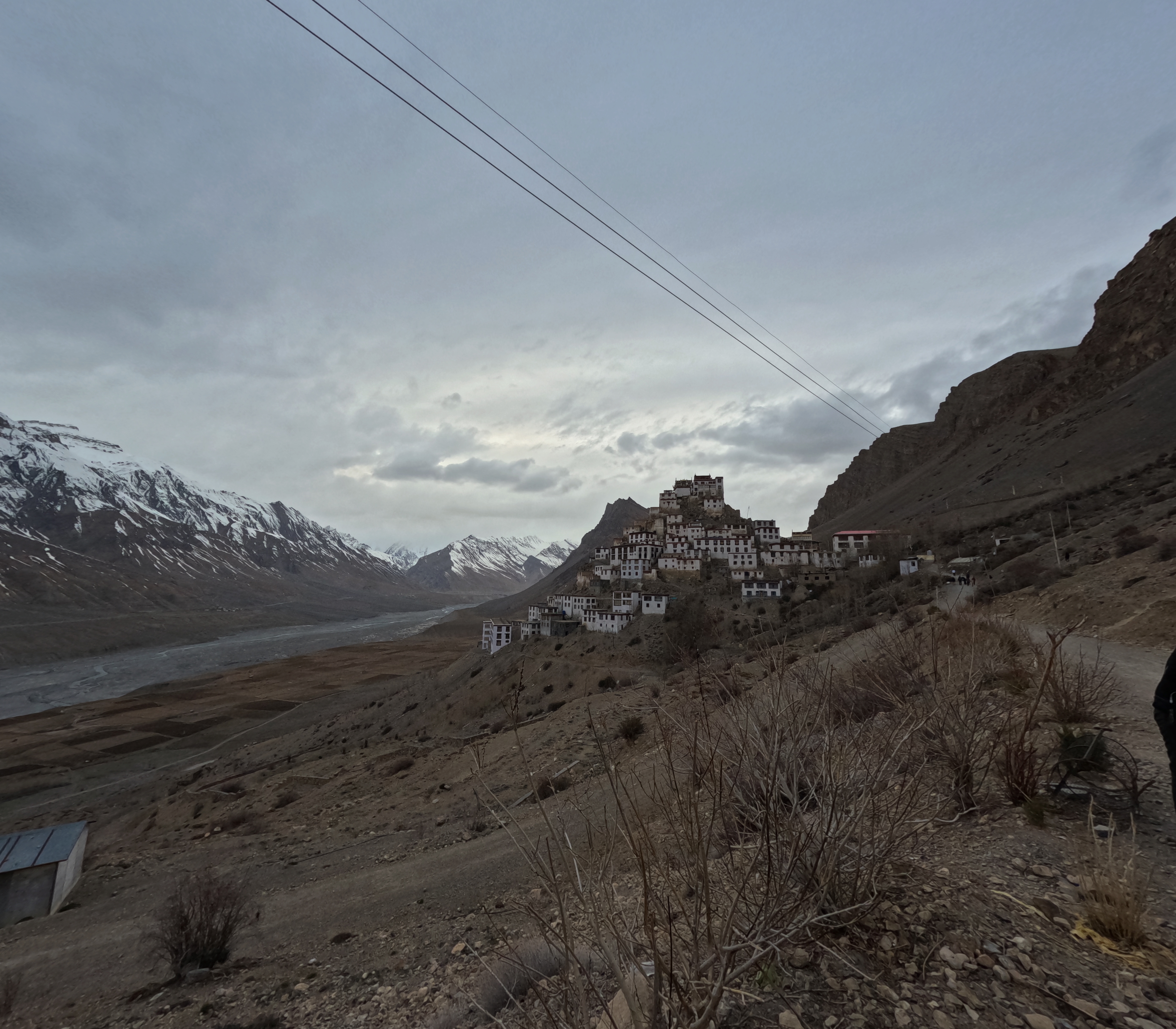 Kee Monastery nestled in the Spiti valley